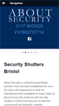 Mobile Screenshot of about-security.co.uk